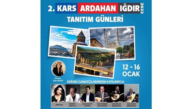 Kars Ardahan Iğdır tanıtım günleri başlıyor