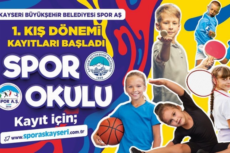 Kayseri Büyükşehir Belediyespor kış okulu kayıtları başladı -