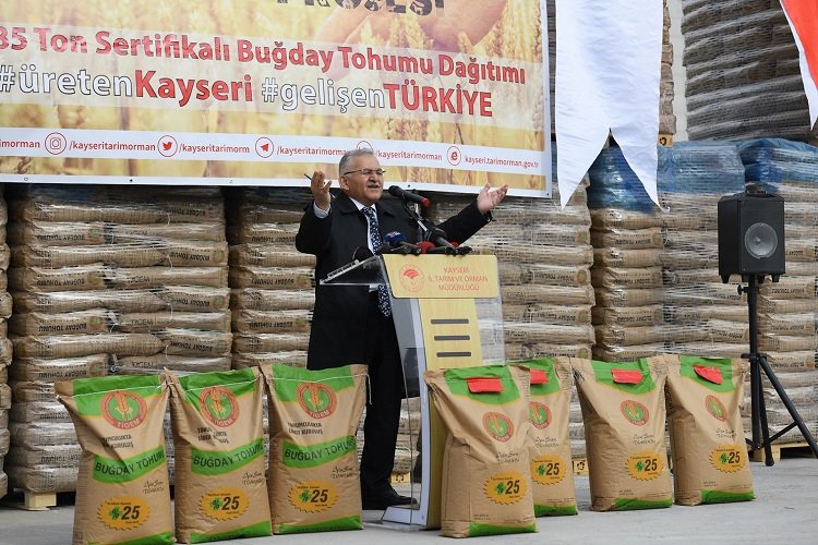 Kayseri Büyükşehir'den tarıma büyük destek -