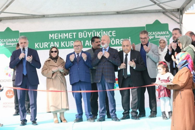 Kayseri Kocasinan'da Mehmet Büyükince Kur'an Kursu açıldı -