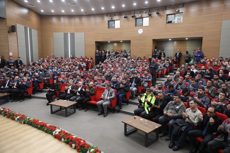 Kayseri Melikgazi personeline deprem teşekkürü -