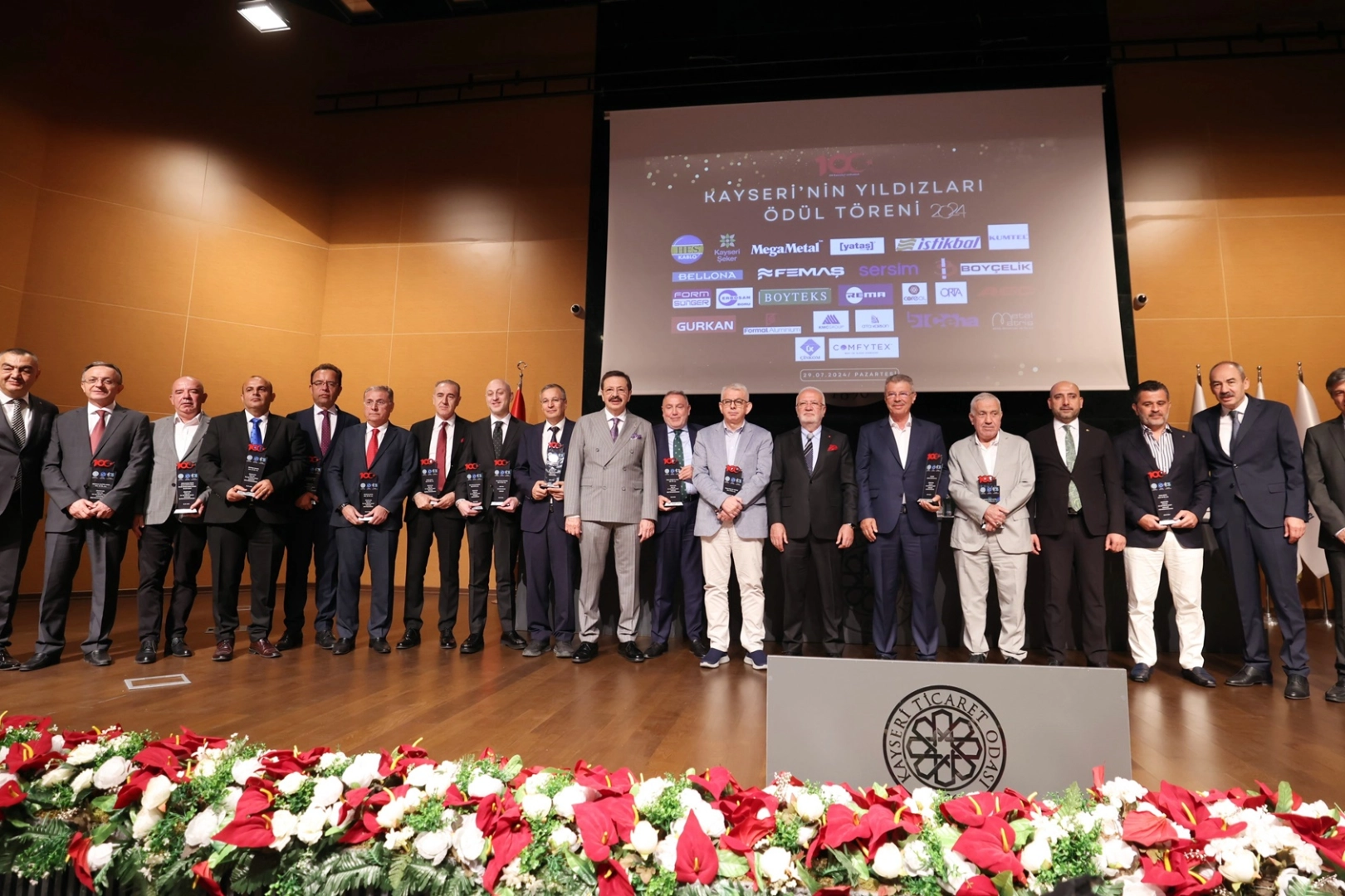 Kayseri Oda Borsa Ortak Meclis Toplantısı ve Kayseri’nin Yıldızları Ödül Töreni KTO’da yapıldı -