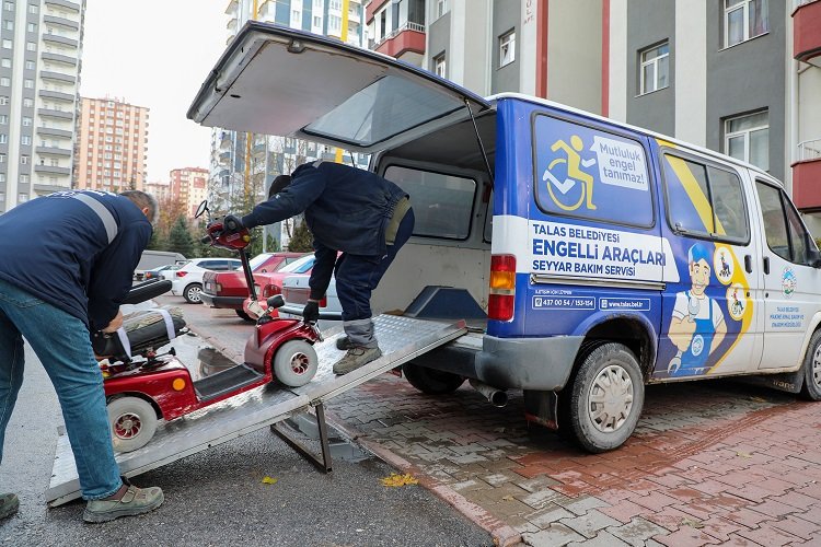 Kayseri Talas hizmette 'engel' tanımıyor