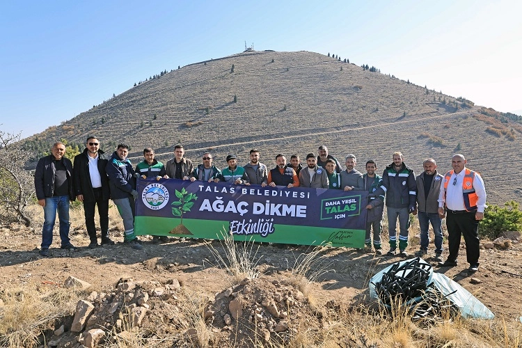 Kayseri Talas'ta ağaç seferberliği -