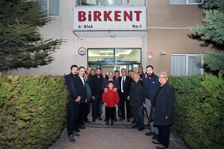 Kayseri Talas'ta akşam oturması -