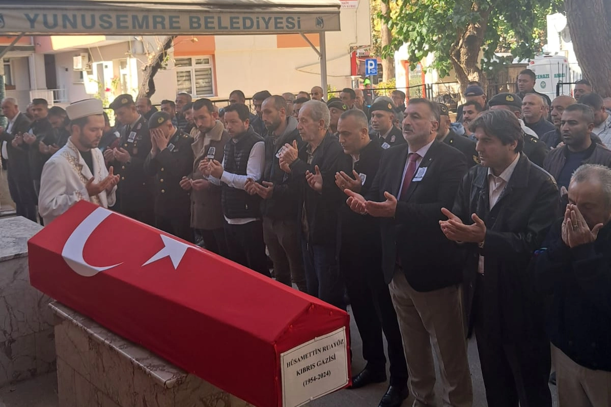 Kıbrıs Gazisi'ne Manisa Yunusemre'de son görev -