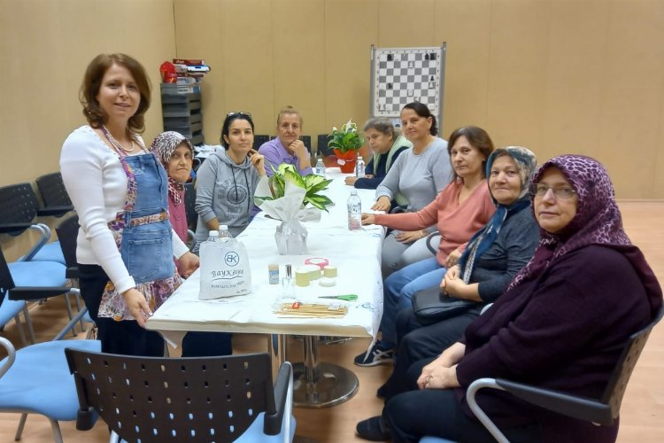 Keşan'da el sanatları kursu yoğun ilgi -