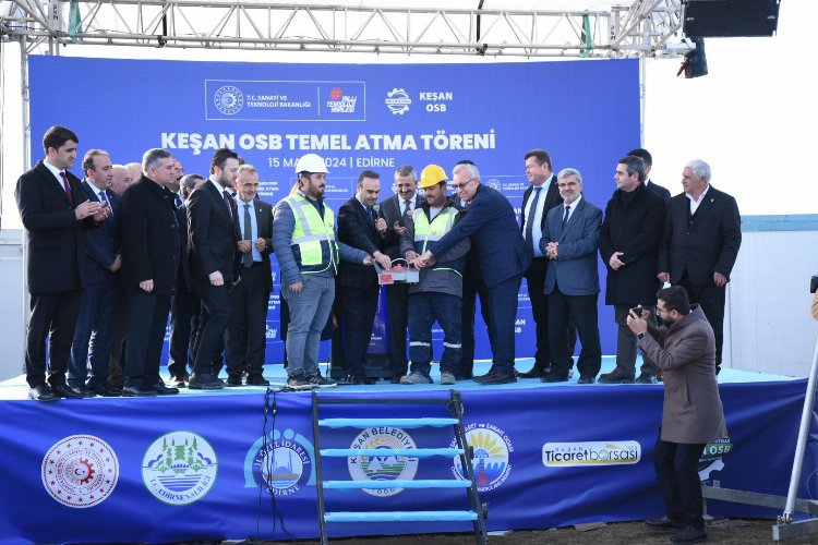 Keşan Gıda OSB’nin temeli atıldı -