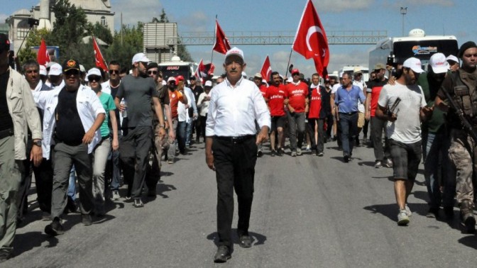 KILIÇDAROĞLU ADALET YÜRÜYÜŞÜNÜN 23.GÜNÜNE GEBZEDEN YOLA ÇIKTI