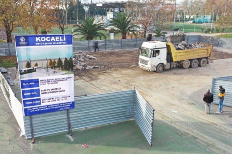 Kocaeli Büyükşehir'den bir skate park da Doğu Kışlaya -