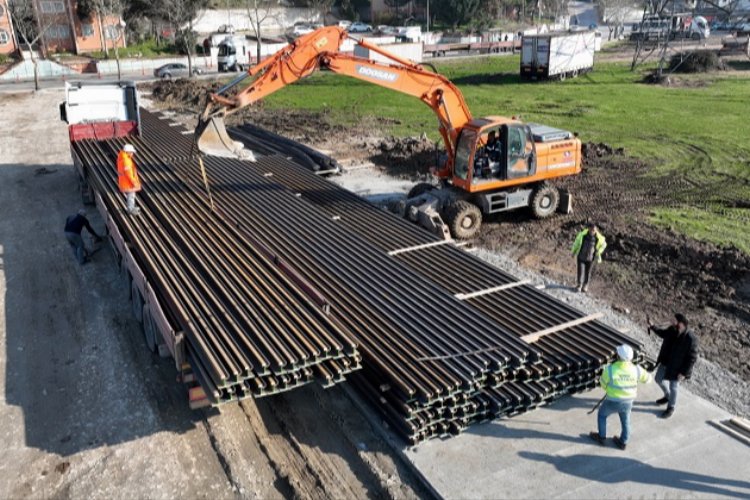 Kocaeli'de Alikahya Stadyum tramvayında çalışma başladı -