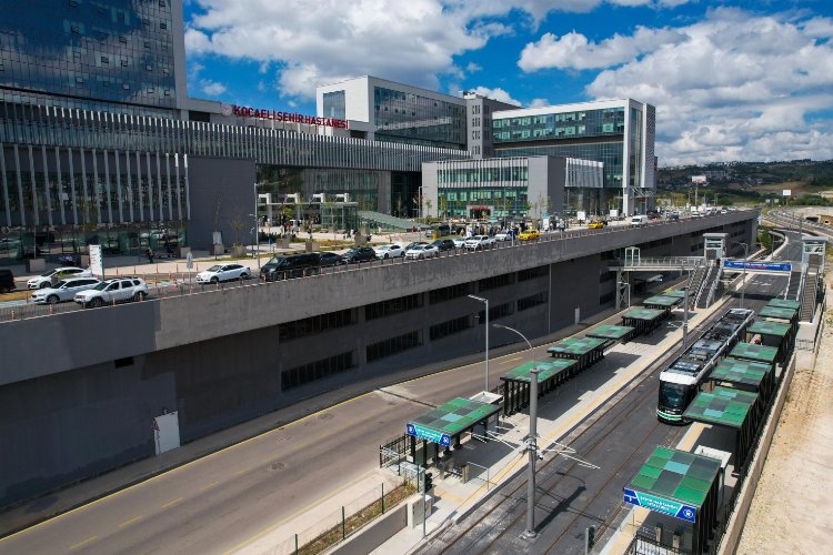 Kocaeli'de Şehir Hastanesine 15 dakikada bir tramvay -