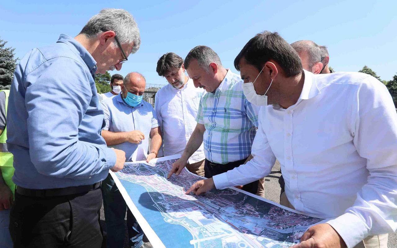 Kocaeli’de Yahyakaptan-Kuruçeşme tramvay hattında inceleme