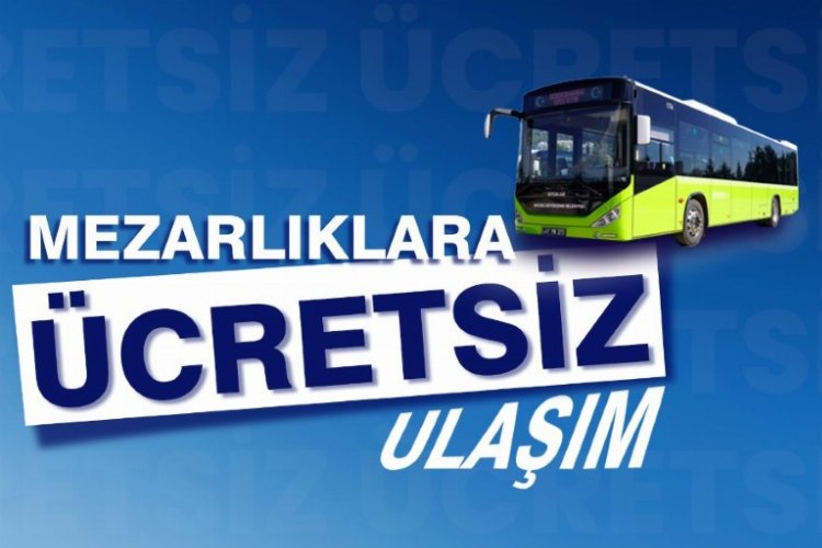 Kocaeli'den bayramda mezarlıklara ücretsiz ulaşım -