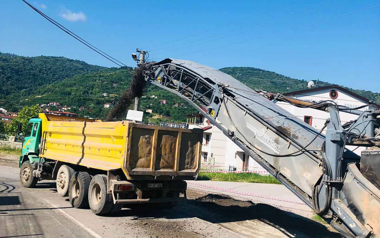 Kocaeli Gölcük’te üstyapı yenileniyor