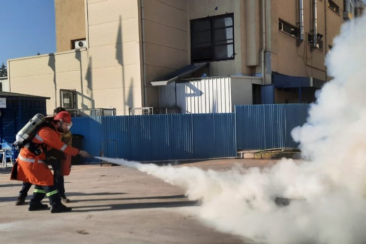 Kocaeli İtfaiyesi'nden Diversey Türkiye firmasına acil durum eğitimi -