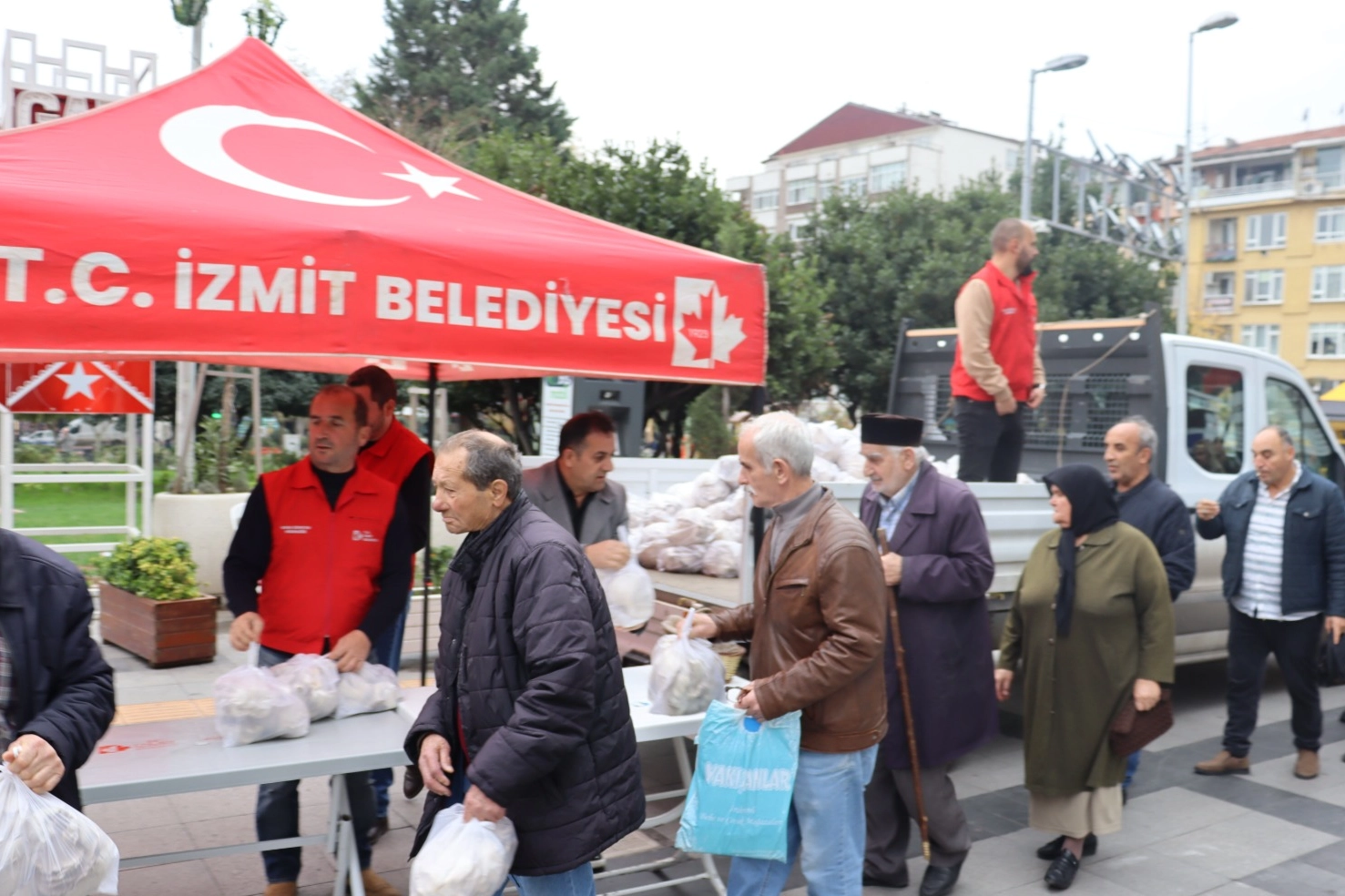 Kocaeli İzmit'te halka ücretsiz istiridye mantarı -