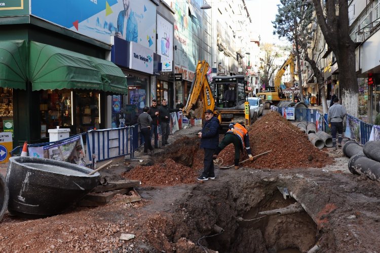 Kocaeli İzmit'te altyapı çalışması 