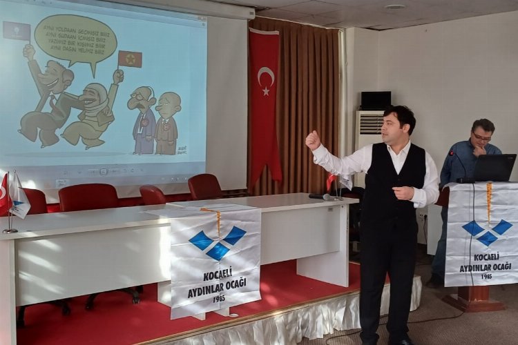 Kocaelili Aydınlar dünyaca ünlü karikatüristi ağırladı -