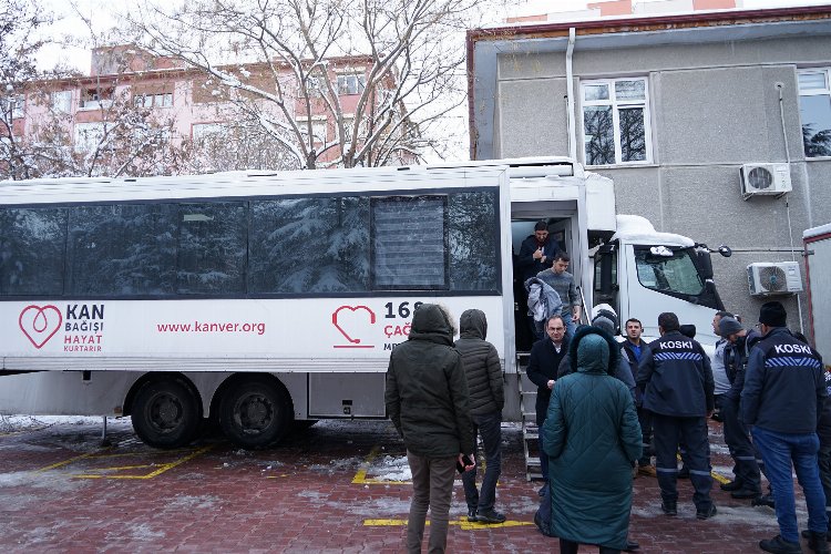 Konya Büyükşehir personelinden 'kan bağışı' seferberliği -