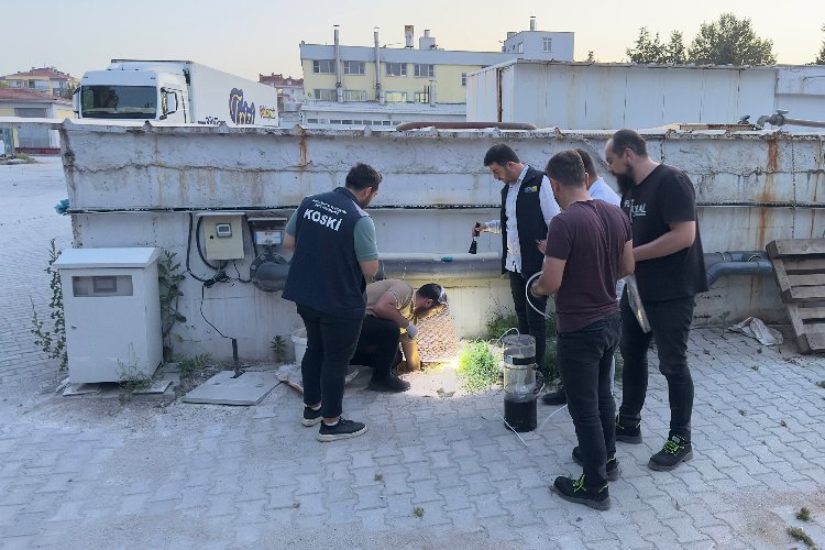 Konya'da işletmelere atık su ve koku denetimi -