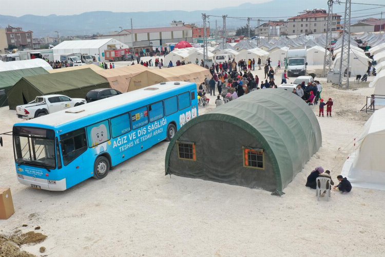 Konya'nın mobil diş aracı Hatay'da -