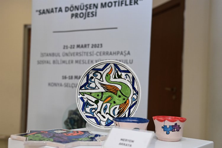 Konya Selçuklu'da sanata dönüşen motifler görücüye çıktı -