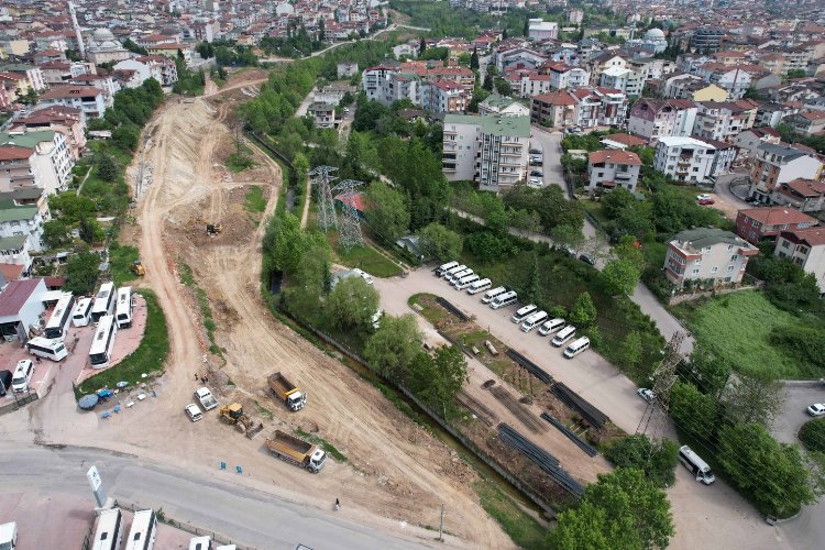 Körfez Kaşkaldere’de kavşak ve bağlantı yolları yapılıyor -