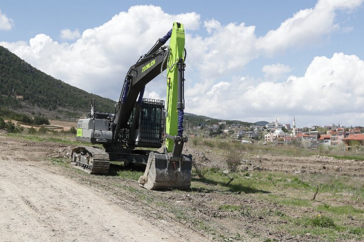 Kütahya Bayraktepe'de imalatlar başladı -