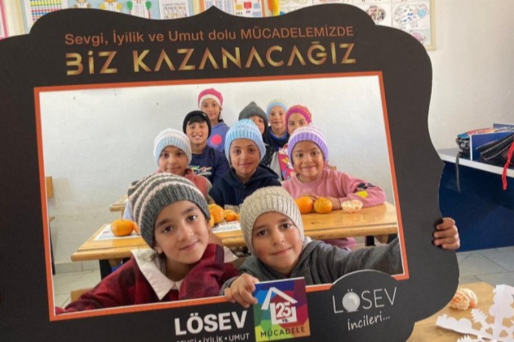 LÖSEV’den tüm çocuklara doğal mandalina -