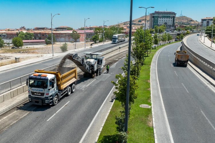 Malatya çevreyolunda yenileme çalışmaları -