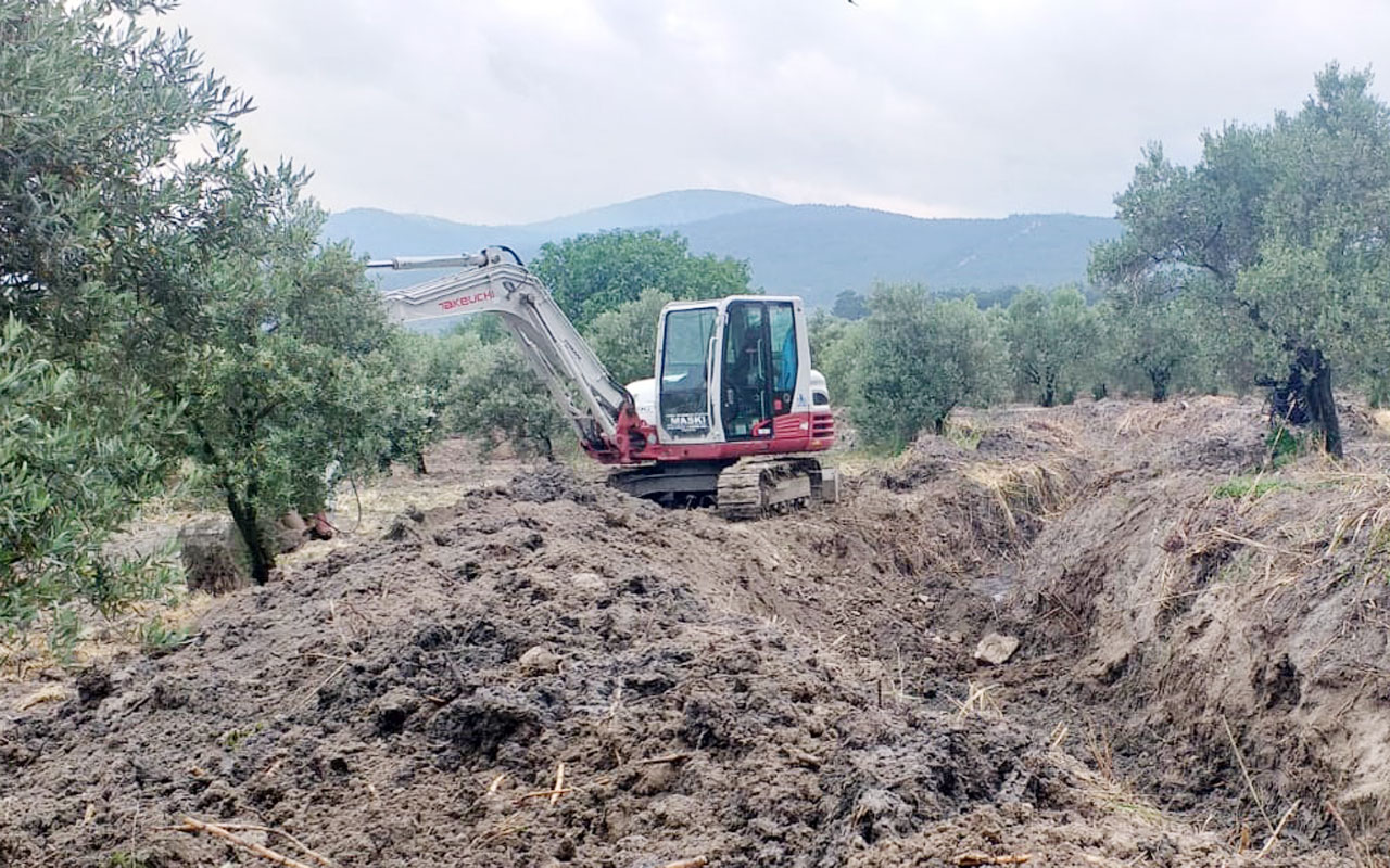 Manisa Akhisar’da dere temizliği