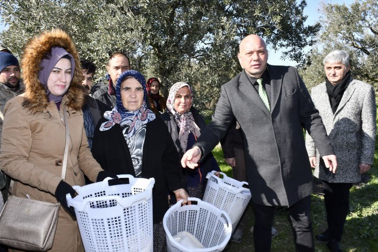 Manisa'da başarılı üretici kursiyerlere koruyucu ekipman desteği -