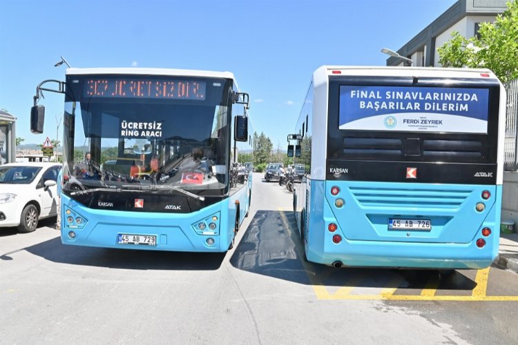 Manisa'da üniversiteliler için ücretsiz 'ring'ler başladı -