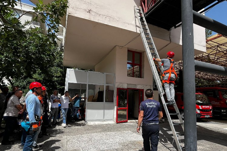 Manisa'da 'yüksekte çalışma' eğitimi -