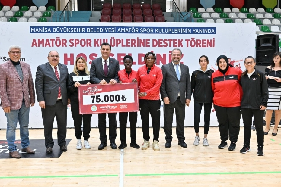 Manisa'dan amatör spor kulüplerine 4 milyon liralık destek -