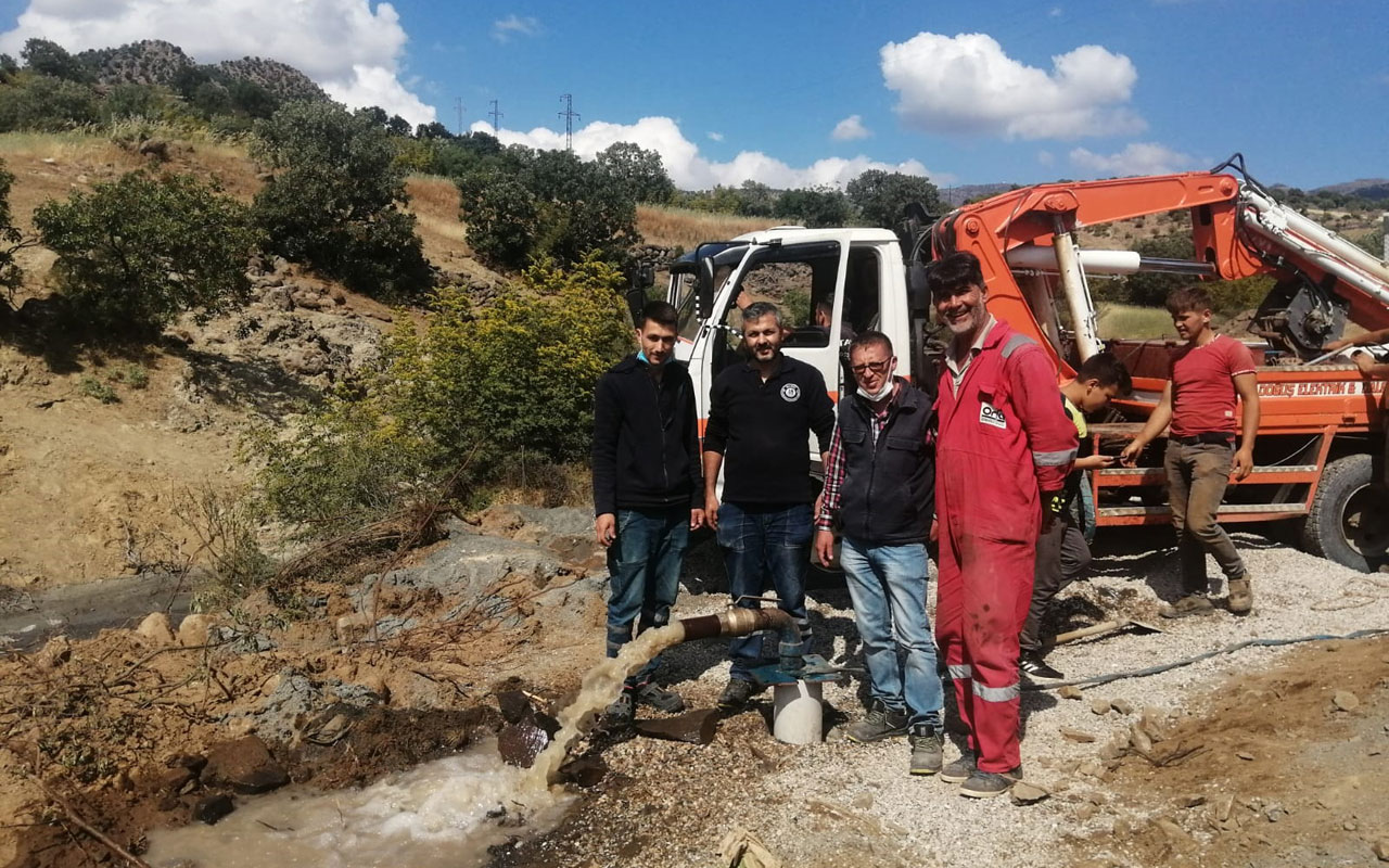 Manisa Demirci’de içme suyu için yeni sondaj