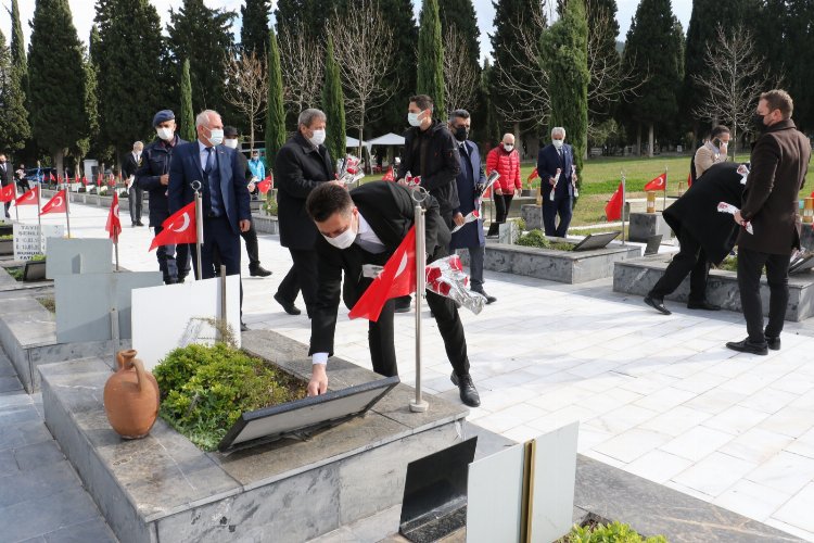 Manisa maden şehidini andı 