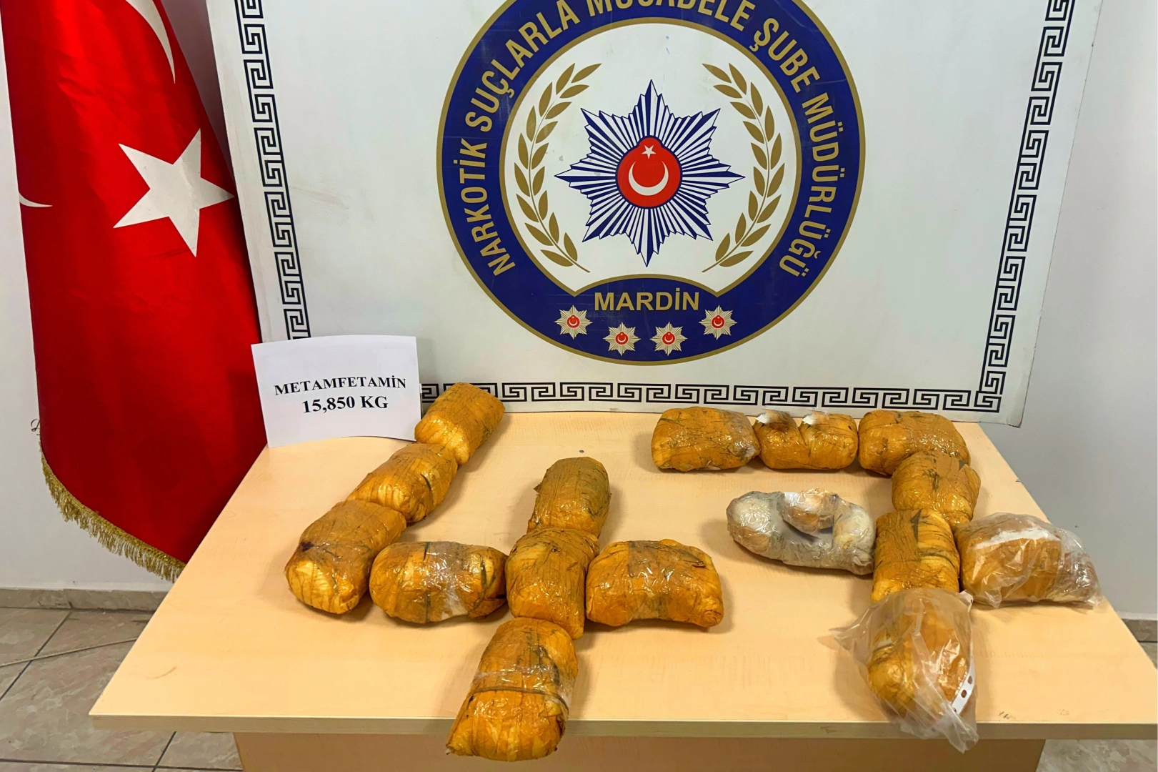 Mardin'de uyuşturucu operasyonu: 15 kilo 850 gram -