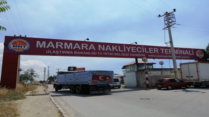 MARMARA NAKLİYECİLER TERMİNALİ TAHLİYE EDİLDİ