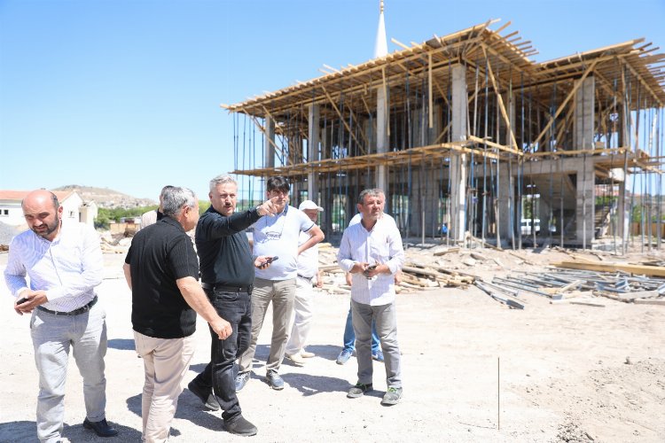 Melikgazi Belediyesi Yunus Emre Cami hızla yükseliyor -