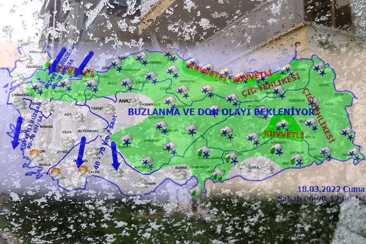 Meteoroloji'den 'sarı' ve 'turuncu' uyarı -