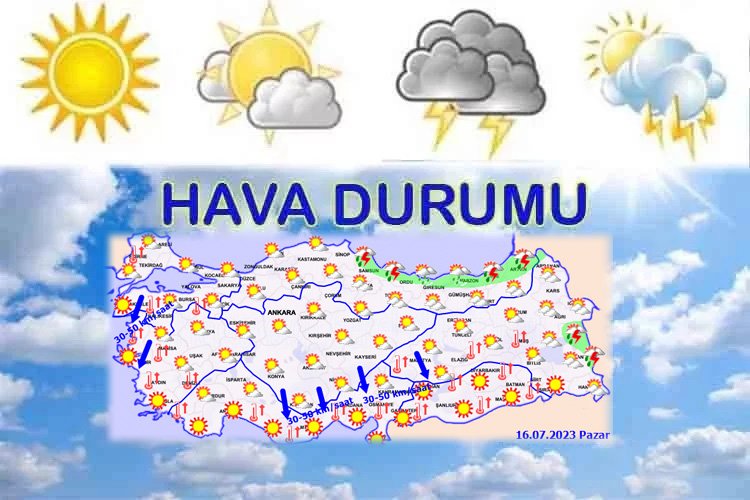 Meteoroloji'den sıcak hava ve yağış uyarısı -