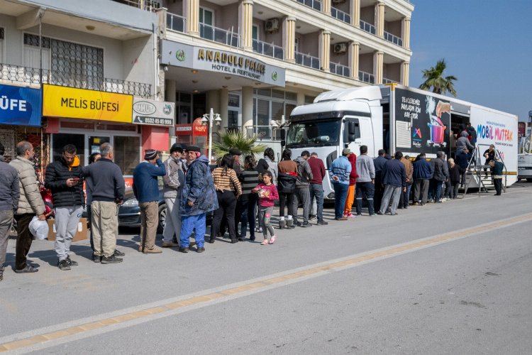 Mobil mutfakla 3 öğün yemek -