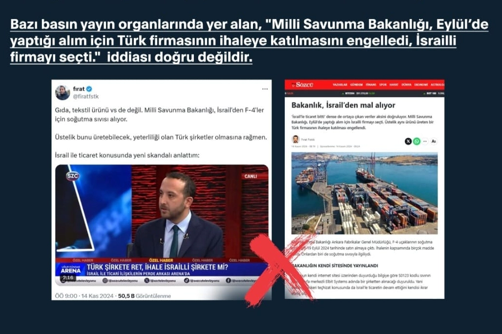 MSB'nin ihale seçiciliği iddialarına yanıt! -