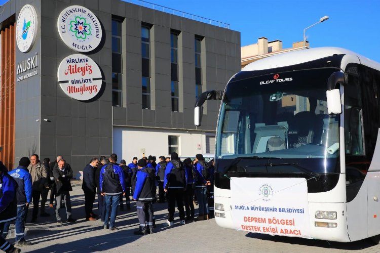 Muğla Büyükşehir afetzedelerin yanında -