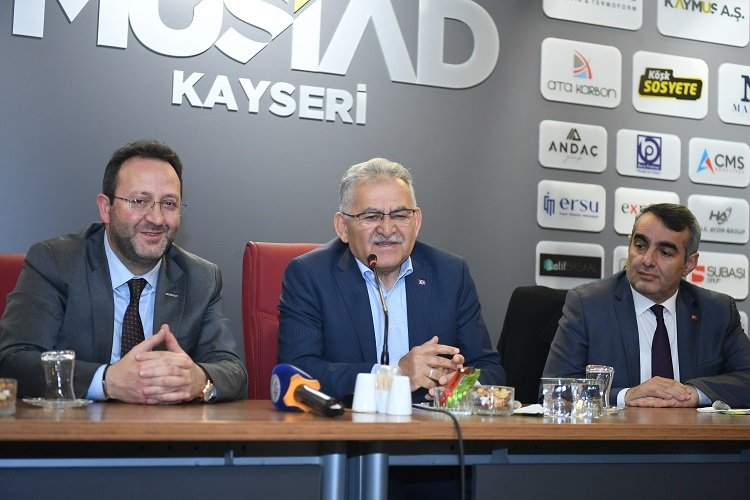 MÜSİAD Kayseri Başkan Büyükkılıç'ı ağırladı -