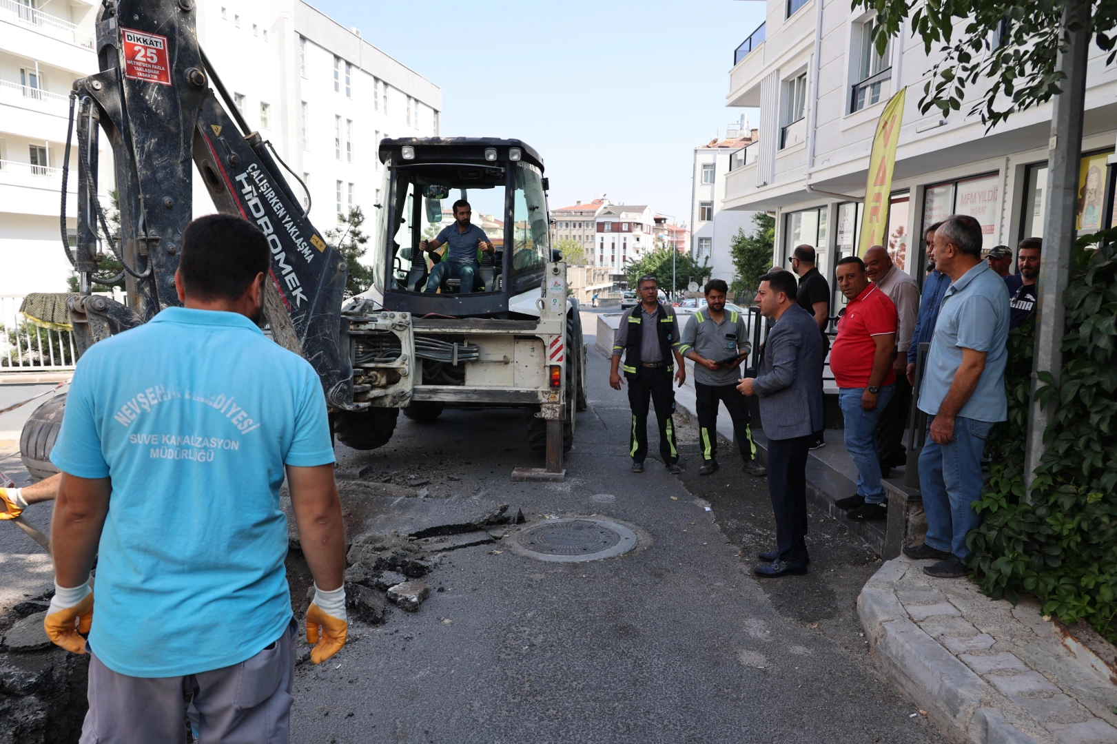 Nevşehir'de altyapı yenileme çalışmaları sürüyor -