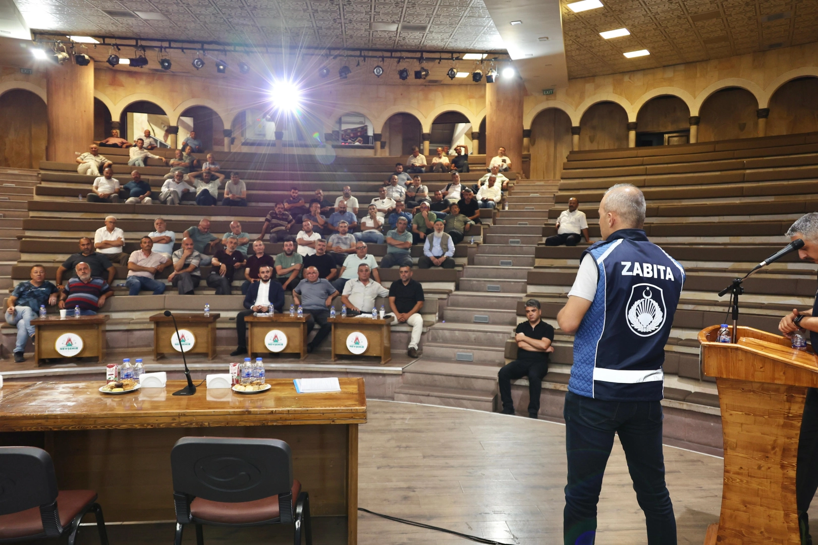 Nevşehir'de Özel halk otobüsü şoförlerine hizmet içi eğitim programı -