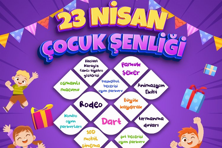 Nevşehirli çocuklara 23 Nisan hediyesi -